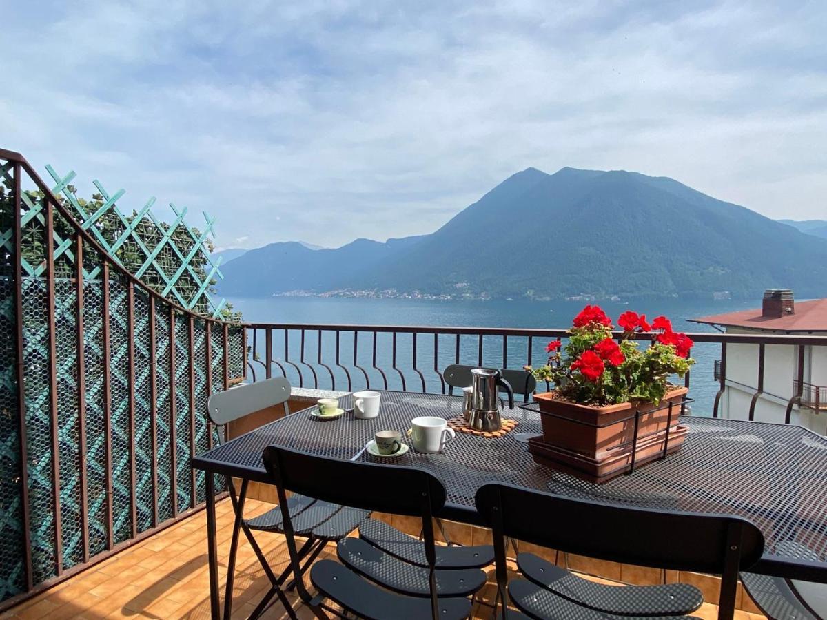 Geranium Home Lake Como Argegno Bagian luar foto